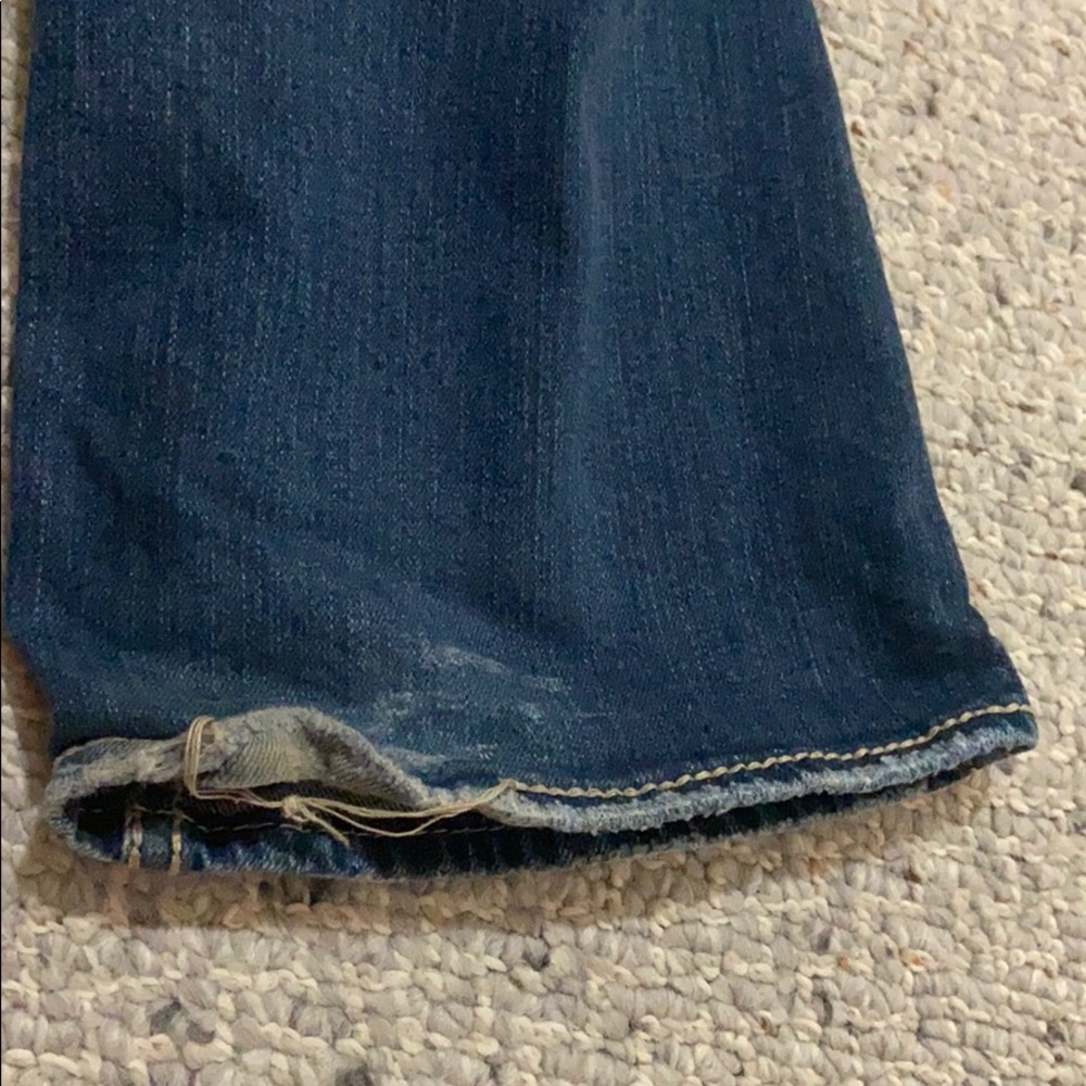 Silver Bootcut Ripped Jeans - Picture 7 of 7